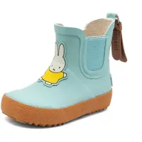 Bisgaard Botas de lluvia 'Miffy x ' azul claro / amarillo / negro / blanco