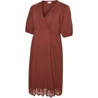 Mamalicious Vestido 'MLAlisa' marrón rojizo