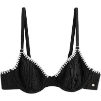 Mint Velvet Top de bikini negro