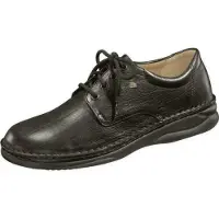 Finn Comfort Zapatos con cordón 'Schnürschuh Herren 01100 044099 Glattleder in schwarz' negro