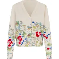 Dea Kudibal Cárdigan 'Malinasdea' beige / mezcla de colores