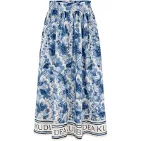 Dea Kudibal Falda 'Edda' azul cobalto / azul cielo / blanco lana
