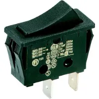 Bachmann Interruptor de palanca serie 3652 de , interruptor, sin indicador, 1 polo, acero inoxidable, modelo 924.091