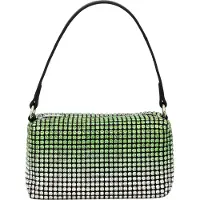 Mymo Bolso de mano verde / negro / blanco