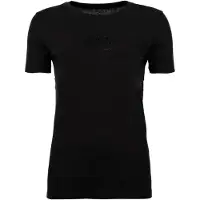 Armani Exchange para mujer. XW001459AF10356UC001 Camiseta Logo Brillante negro (M), Casual, Algodón, Manga corta, ou