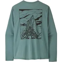 Patagonia - L/S Cap Cool Daily Shirt Cloud Crag - Camiseta funcional size XS, turquesa