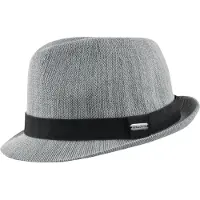 Chillouts Sombrero 'Bardolino' gris / negro