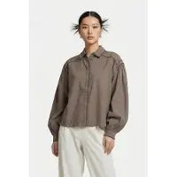 Alchemist Eva Blouse Khaki Talla: 34 | Manga Larga Outlet | Mujer | Marrón