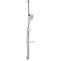 Hansa Juego de barra para cortina de pared Hansaviva, cromado, 1 unidad.