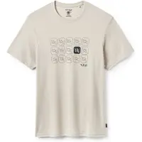 Rab - Crimp Repeat Tee - Camiseta funcional size XXL, beige