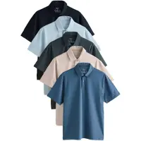 Next Camiseta crema / marino / ópalo / azul claro / gris basalto