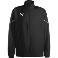 Puma Chaqueta deportiva negro / blanco