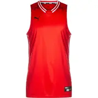 Puma Camiseta de fútbol 'Hoops Team Game' rojo / negro / blanco