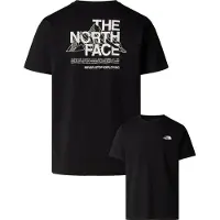 The North Face - Mountain Sketch Regular Short Sleeve - Camiseta de manga corta size XS, negro