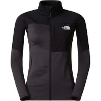 The North Face - Forros polares mujer - W Polartec Powergrid Stormgap Jacket Asphalt Grey TNF Black para Mujer - Talla L - Gris