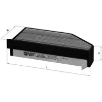 MAHLE ORIGINAL Filtro De Aire Lx1710