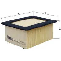 MAHLE ORIGINAL Filtro De Aire Lx628 Bmw R1100s