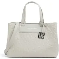 Armani Exchange para mujer. XW001222AF15774U6275 Bolso con logotipo integral (OSFA), Beige, Casual, Poliéster, outle