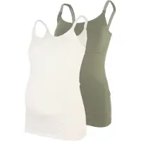 Mamalicious Top 'MLKerrie' jade / blanco