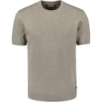 No-excess Pullover Short Sleeve Crewneck Solid Jacquard Clay Talla: XXL | Camisetas Básicas Outlet | Hombre