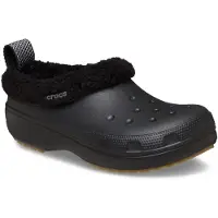 Crocs Zuecos Classic Lined Shorty hombre - Negro - 48 / 49