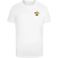 Mister tee Camiseta 'Mojito Magic' verde / verde hierba / rojo / blanco