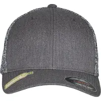 Flexfit Gorra gris moteado / negro