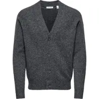 Only & Sons Cárdigan 'Maglieria' gris oscuro