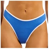 Seafolly - Women's Beach Bound High Leg Pant - Parte inferior de bikini size 32, azul