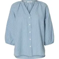 Selected Blusa 'Alberta' azul / marino