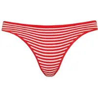 Seafolly - Clubhouse Hipster Pant - Parte inferior de bikini size 44, rojo/fucsia