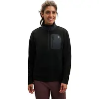 Black Diamond - Women's Rift Half Zip Fleece Jacket - Jerséis de forro polar size M, negro