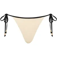 Seafolly - Women's Beach Bound Tie Side Rio Pant - Parte inferior de bikini size 42, blanco
