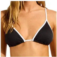 Seafolly - Women's Beach Bound Slide Tri - Parte superior de bikini size 32, blanco