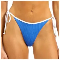 Seafolly - Women's Beach Bound Tie Side Rio Pant - Parte inferior de bikini size 42, naranja