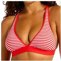 Seafolly - Clubhouse Belted Hollywood Hipster - Parte inferior de bikini size 44, fucsia