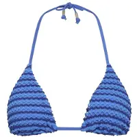 Seafolly - Women's Mesh Effect Slide Tri - Parte superior de bikini size 42, azul