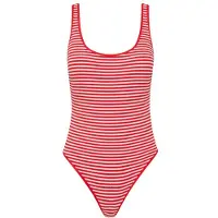 Seafolly - Clubhouse Retro One Piece - Traje de baño size 40, fucsia/rojo