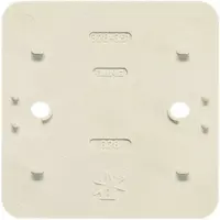 JUNG JG 328: Placa de base para dispositivos individuales, ignífuga