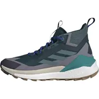 Adidas - Zapatillas de senderismo Hombre - Terrex Free Hiker 2.0 GTX M Aurora Ivy/Preloved Teal/Grey Three - Talla 8 UK - Azul