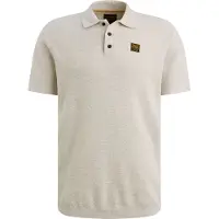 PME Legend Camiseta 'Polo shirt with waffle texture' offwhite