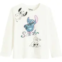 Cool Club Camiseta 'LILO&STITCH' azul / negro / blanco