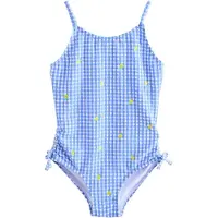 Next Traje de baño azul claro / amarillo limón / blanco