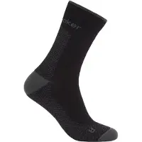 Icebreaker - Merino Hike+ Ultralight Quarter - Calcetines de trekking size 42-44, negro