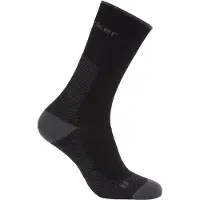 Icebreaker - Merino Hike+ Ultralight Crew - Calcetines de trekking size 42-44, negro