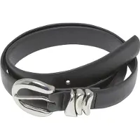 Urban Classics Cinturón negro / plata