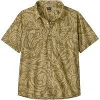 Patagonia - Back Step Shirt - Camisa size S, beige/oliva