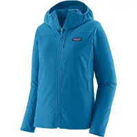 Patagonia - Ropa de senderismo mujer - W's R1 CrossStrata Hoody Aquatic Blue para Mujer de Softshell - Talla XS - Azul