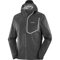 Salomon - Ropa para trail running - Bonatti Pro Jkt M Deep Black - Talla XL - Negro