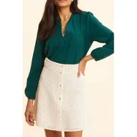 ICODE Short Ecru Lace Skirt Ecru Talla: 42 | Mini Faldas Outlet | Mujer | Marrón